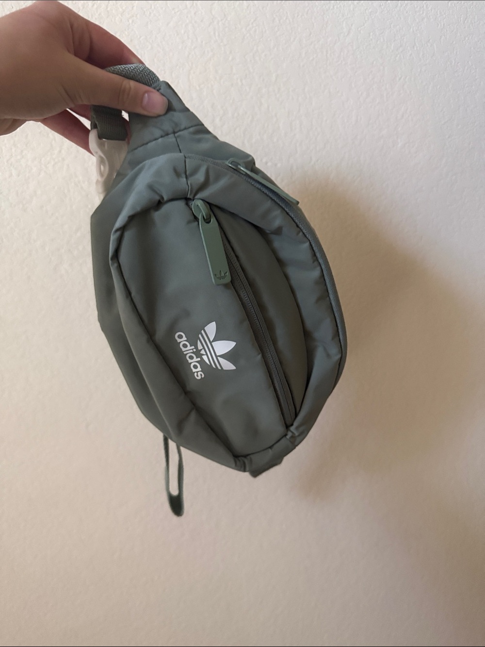 adidas Originals Trefoil Waist Bag - Sage Green